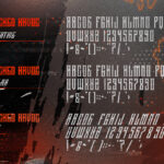 Wrecked Havoc Font Poster 8