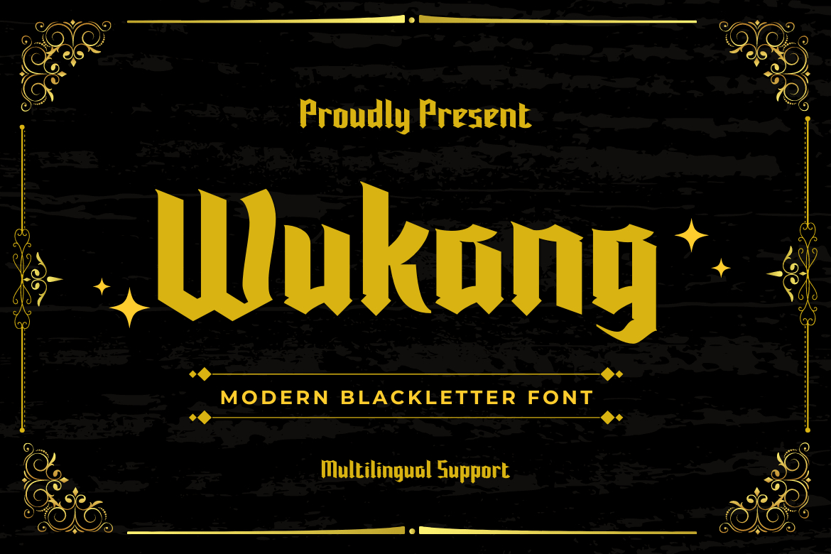 Wukang Font Poster 1