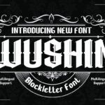 Wushin Font Poster 3