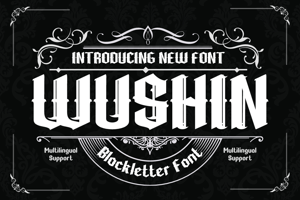 Wushin Font Poster 1