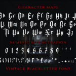 Xavierious Letter Font Poster 8