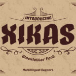 Xikas Font Poster 3