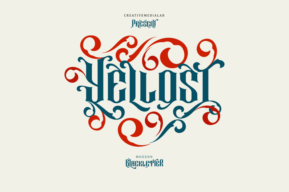 Yellost Font Poster 1