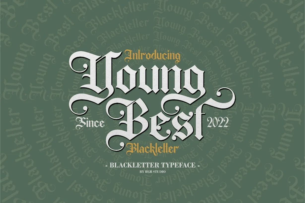 Young Best Font Poster 1