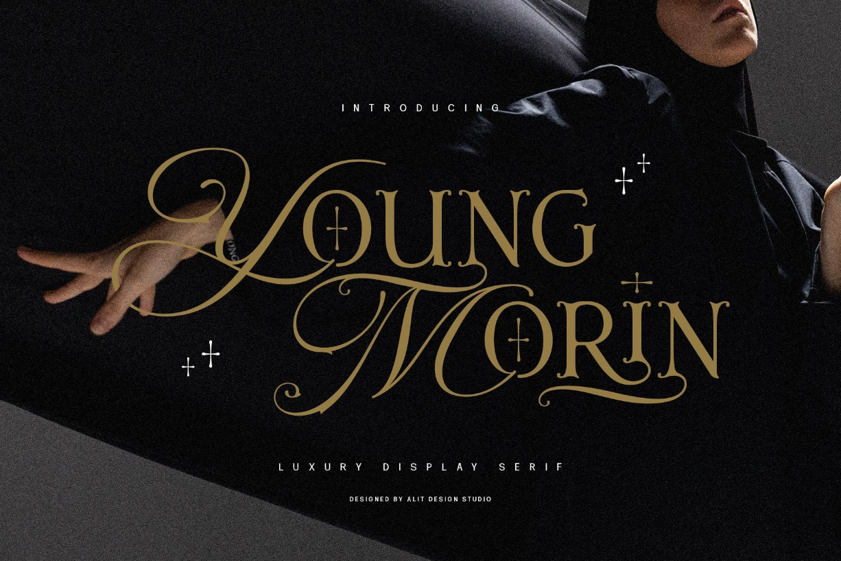 Young Morin Font Poster 1