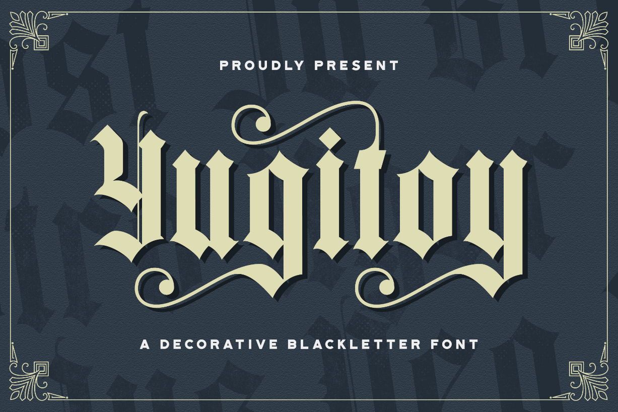 Yugitoy Font Poster 1