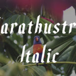 Zarathustra Family Font Poster 7