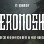 Zeromoshe Font Poster 3