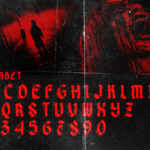 Zombie Demon Font Poster 4