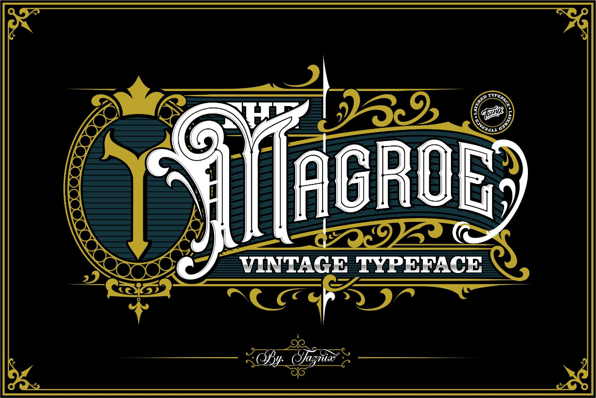 Magroe Font Poster 1