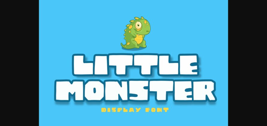 Little Monster Font Poster 3