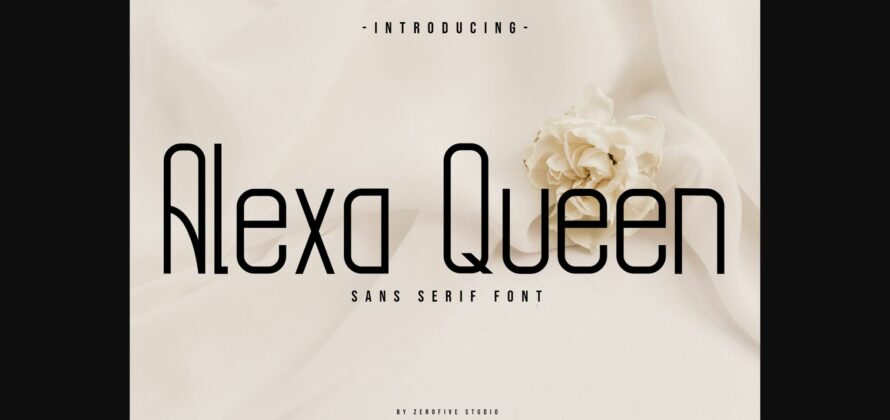 Alexa Queen Font Poster 3