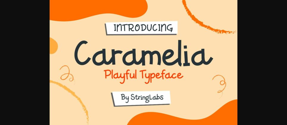 Caramelia Font Poster 3