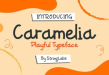 Caramelia Font Poster 1