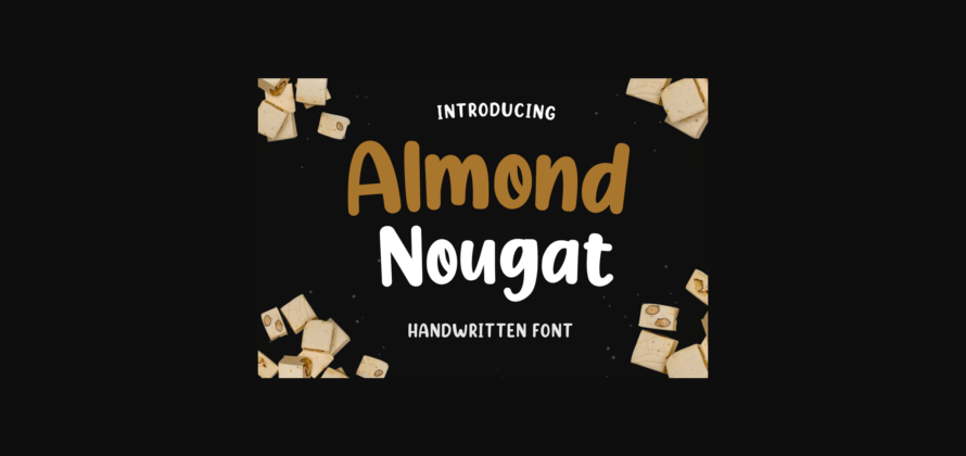 Almond Nougat Font Poster 3
