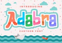 Adabra Font Poster 1