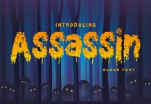 Assassin Font Poster 1