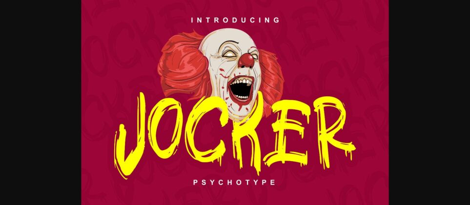 Jocker Font Poster 3