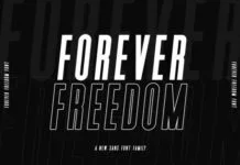 Forever Freedom Font Forever Freedom Font
