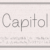 A Capitol Font