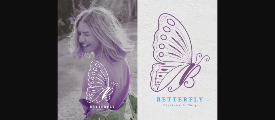 A Pair of Butterflies Font Poster 7
