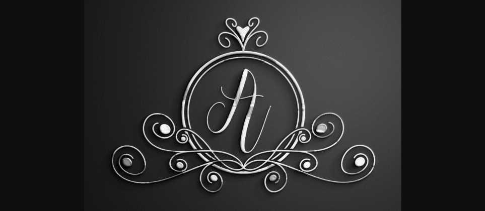 A Monogram Font Poster 3