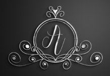 A Monogram Font Poster 1