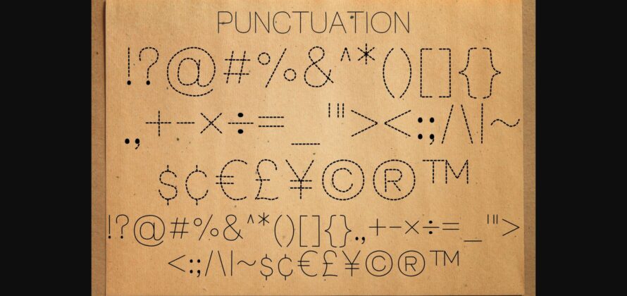 Abc Alphabet Tracing Font Poster 8