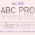 Abc Pro Tracing Dot Font