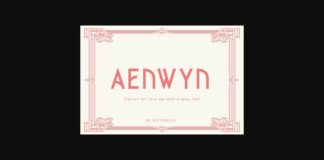 Aenwyn Font Poster 1