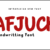 Afjuck Font