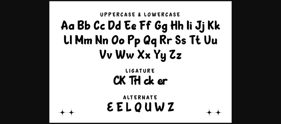 Afjuck Font Poster 10