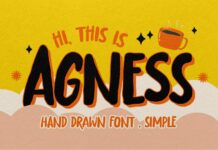 Agness Font Poster 1