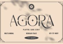 Agora Font Poster 1