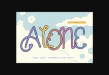 Alone Font Poster 1