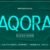 Aqora Font