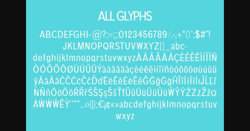 Aqora Font Poster 6