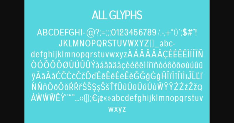 Aqora Font Poster 6