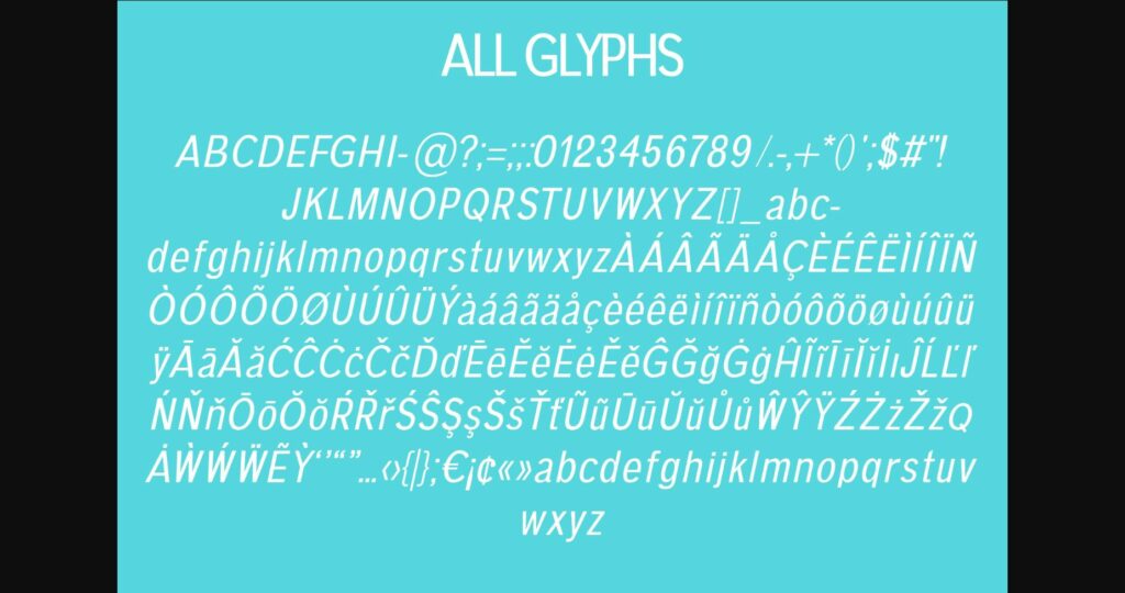 Aqora Font Poster 7