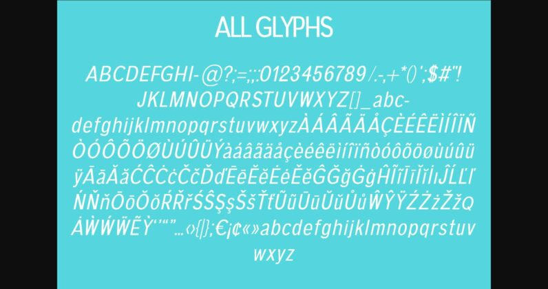 Aqora Font Poster 7