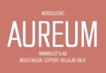 Aureum Font Poster 1