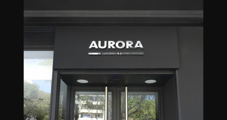 Aurora Font Poster 4
