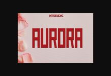 Aurora Font Poster 1