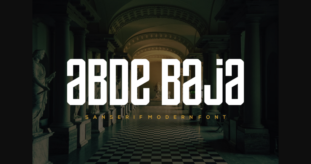 Abdebaja Font Poster 1