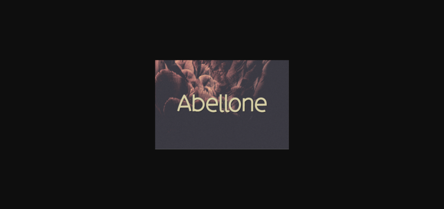 Abellone Font Poster 3