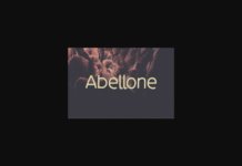 Abellone Font Poster 1