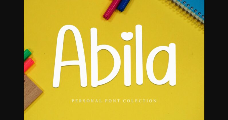 Abila Font Poster 3