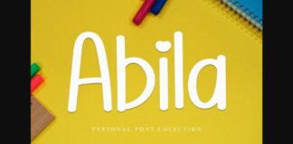 Abila Font Poster 1