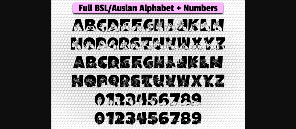 Able Lingo BSL 4 Font Poster 4