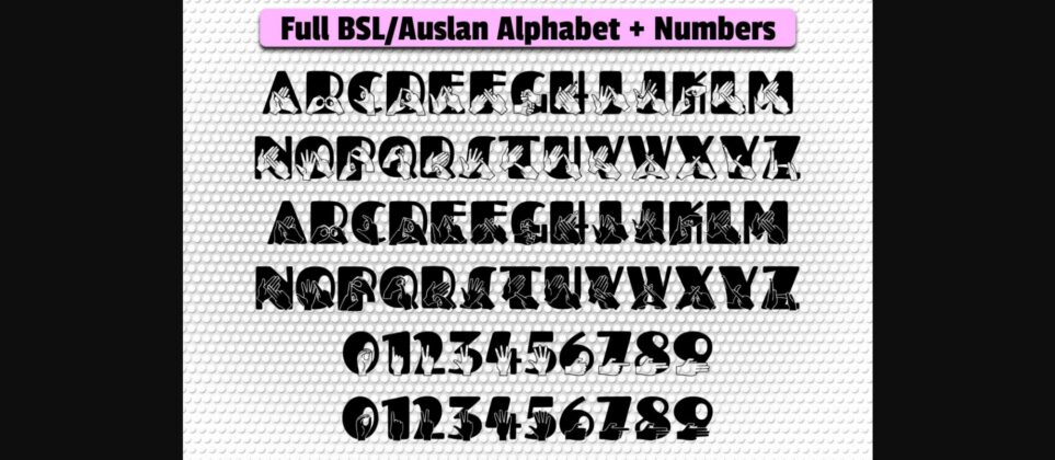 Able Lingo BSL 5 Font Poster 4